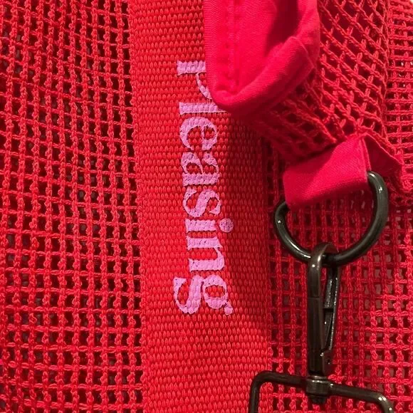 Harry Styles Pleasing Red / Pink Pop Up Shop Exclusive Mesh Tote Bag